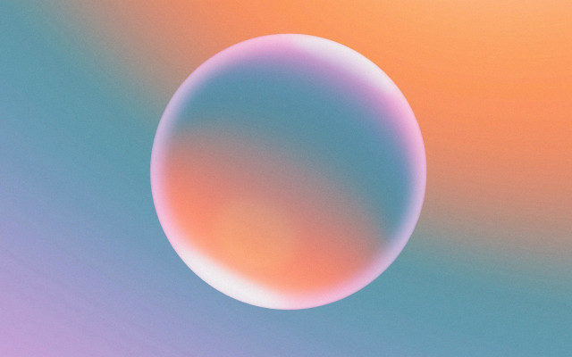 Blurry moon abstract gradient sky free wallpaper - medium preview image