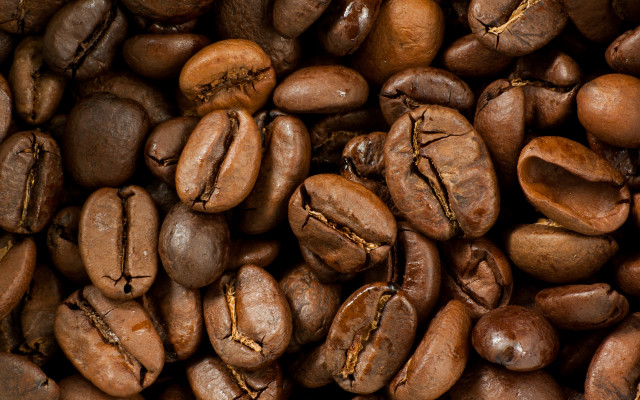 Coffee beans brown stuff hyperrealism #2 free wallpaper - medium preview image