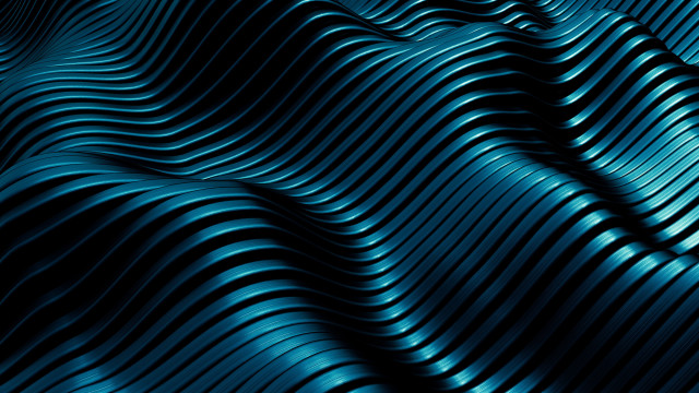 Large wavy pattern blue black free wallpaper - medium preview image