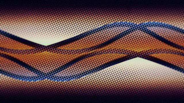 Abstract blue orange wavy background free wallpaper - medium preview image
