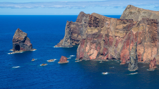 Boats rocky island fantasy deep free wallpaper - medium preview image