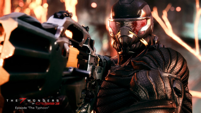 Futuristic man gun helmet military free wallpaper - medium preview image