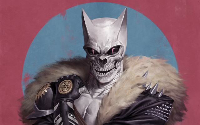 Skeleton sword red background fur free wallpaper - medium preview image
