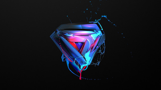 Colorful android jones holography 3d free wallpaper - medium preview image