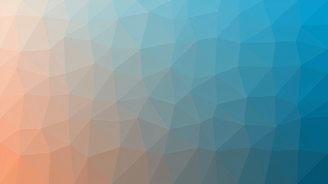 Blue orange lowpoly triangle pattern free wallpaper - medium preview image