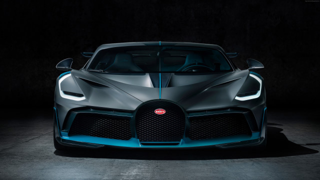 Bugatti dark room 3d render free wallpaper - medium preview image
