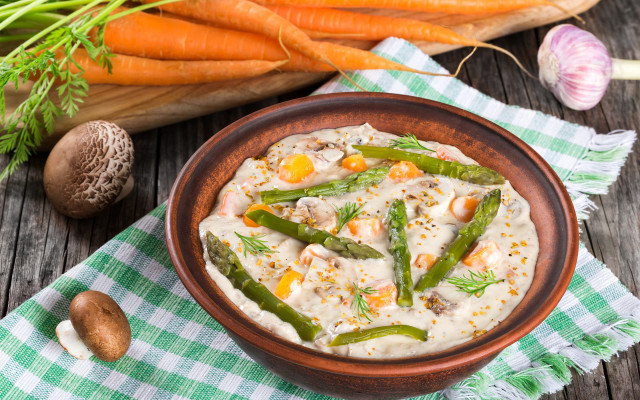 Vegetable dip bread table food free wallpaper - medium preview image