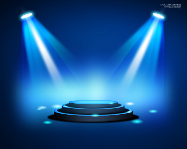 Stage spotlights podium steps performance free wallpaper - medium preview image