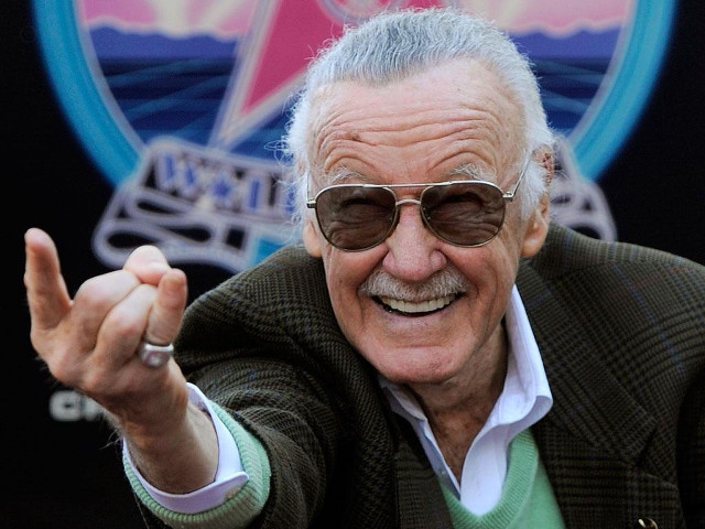 Man green sweater sunglasses pointing free wallpaper - medium preview image