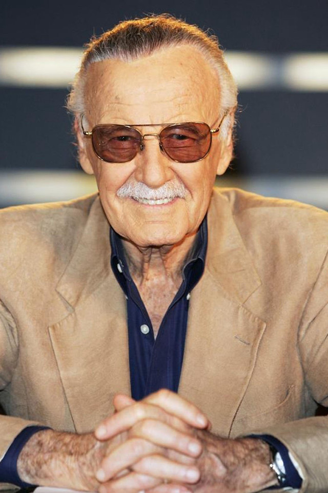 Man mustache glasses table hands free wallpaper - medium preview image