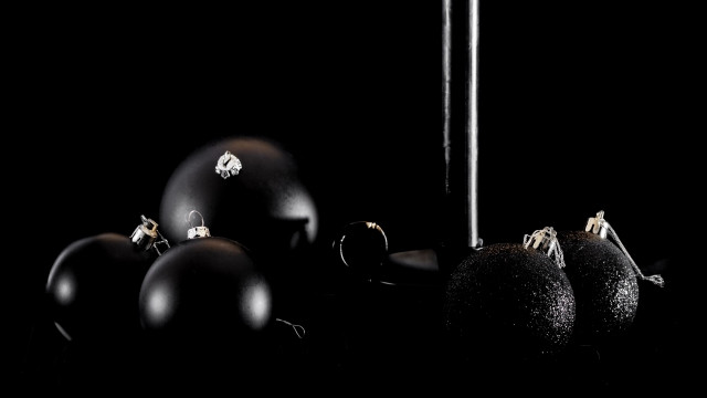 Black ornaments candle moon earth free wallpaper - medium preview image