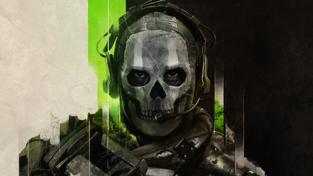 Skull helmet gun green blackwhite free wallpaper - medium preview image