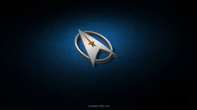 Star trek logo blue background #4 free wallpaper - medium preview image