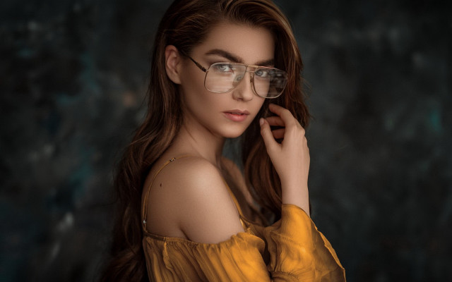 Elina karimova rococo portrait glasses free wallpaper - medium preview image