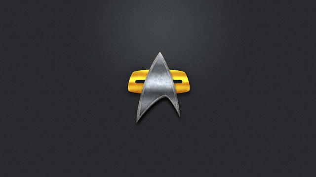 Star trek logo yellow band free wallpaper - medium preview image