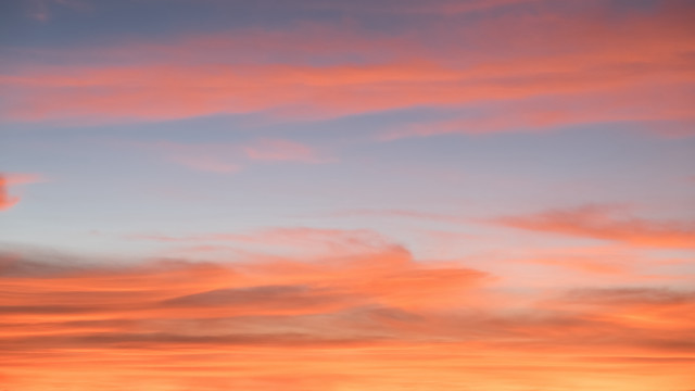 Sunset plane clouds mountain ocean free wallpaper - medium preview image