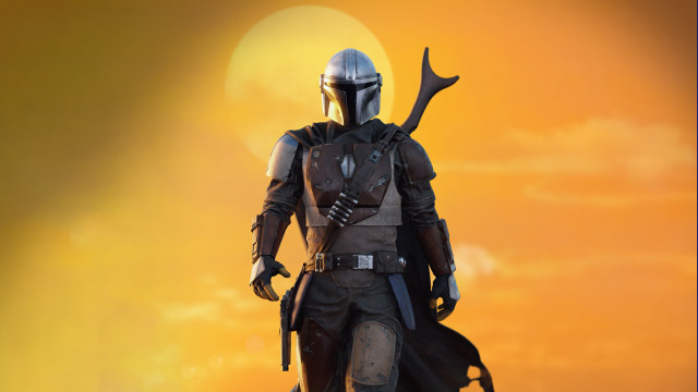 Star wars man sunset explosion free wallpaper - medium preview image