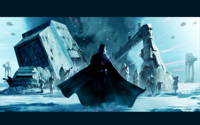 Star wars scene group giant free wallpaper - medium preview image