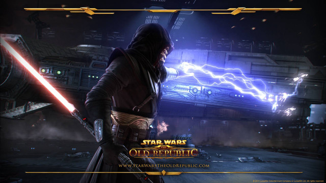Lightsaber hero city lightning night free wallpaper - medium preview image