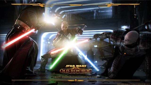 Star wars fight lightsabers background free wallpaper - medium preview image