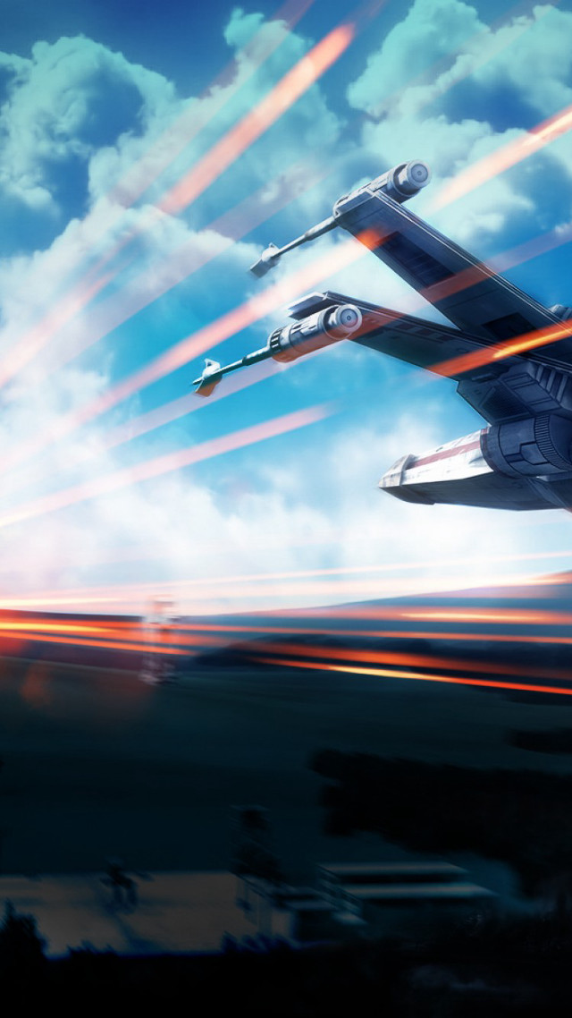 Jet cloudy sky red white free wallpaper - medium preview image