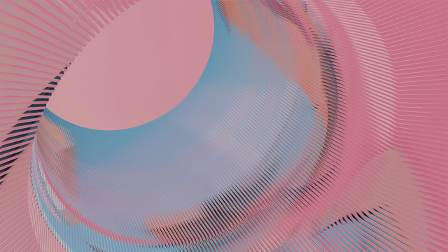 Pink blue abstract circular 3d free wallpaper - medium preview image