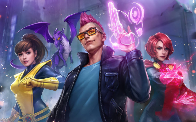 Neon sign group epylon point free wallpaper - medium preview image