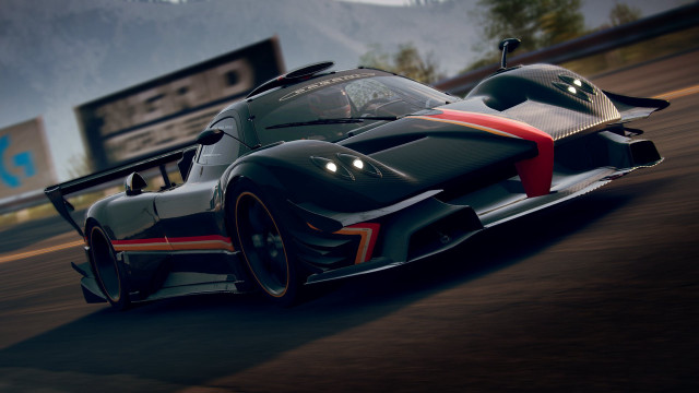 Car race track sky mountains free wallpaper - medium preview image
