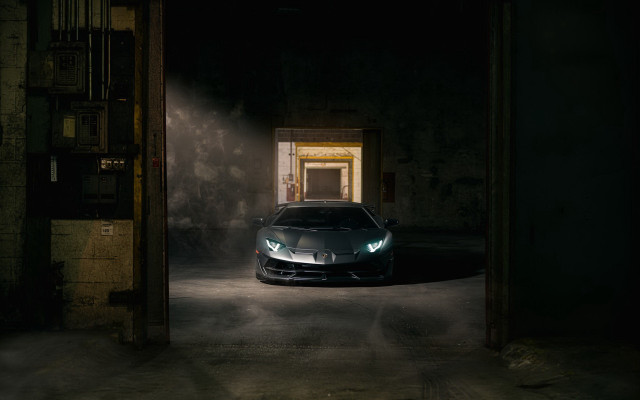 Car fogged garage light digital free wallpaper - medium preview image