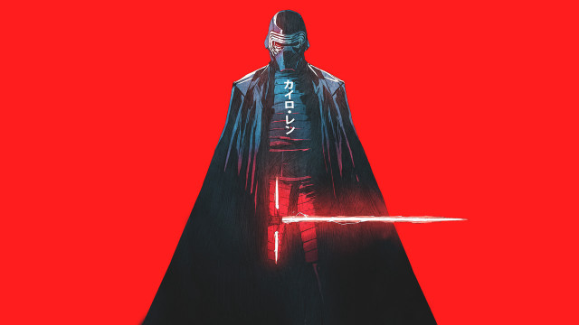Darth vader red background lightsaber free wallpaper - medium preview image