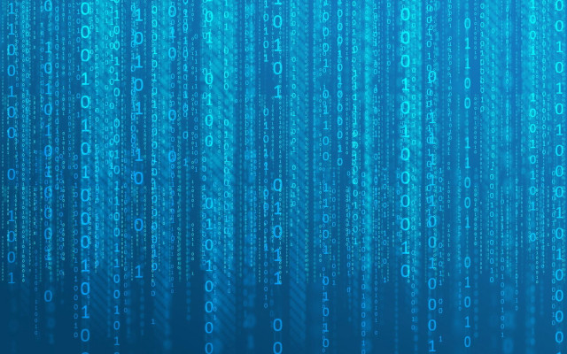 Blue background numbers repeated pattern free wallpaper - medium preview image