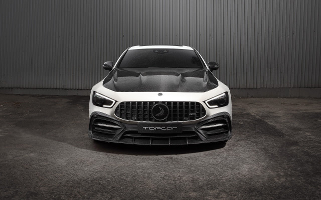 White mercedes pan futurism 3d free wallpaper - medium preview image
