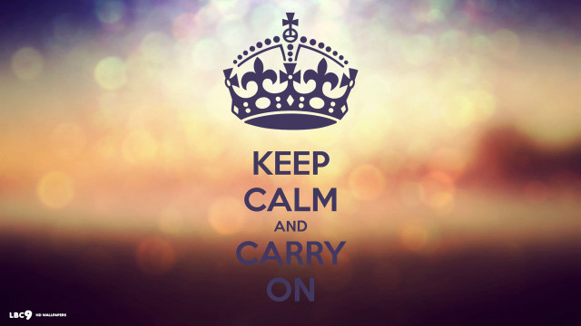 Blurry crown keep calm and free wallpaper - medium preview image