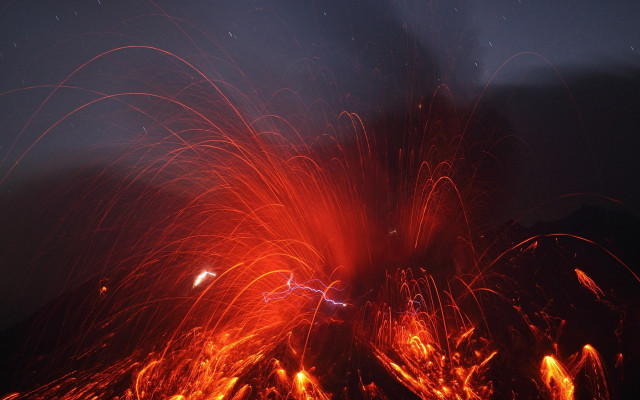 Firework fire embers flame phoenix free wallpaper - medium preview image
