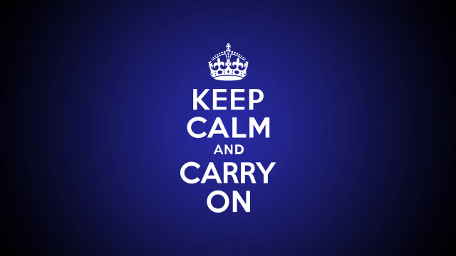Blue background keep calm and free wallpaper - medium preview image