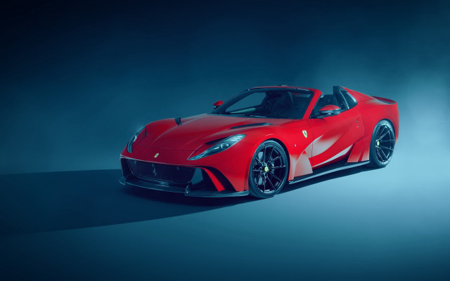 Red sports car dark room #72 free wallpaper - medium preview image