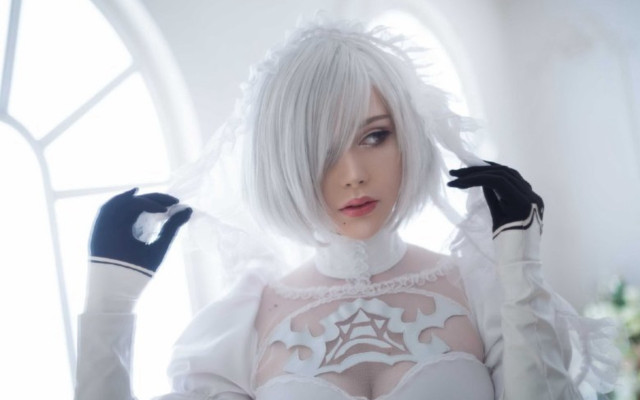 Aya goda white neo romantic free wallpaper - medium preview image