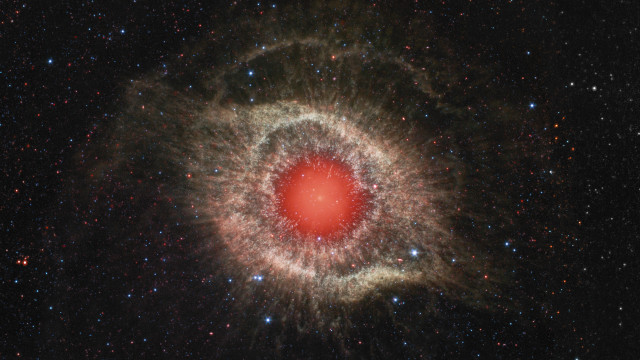 Red object starry sky space free wallpaper - medium preview image