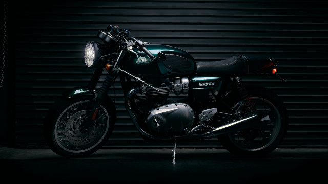 Motorcycle garage door dark light free wallpaper - medium preview image