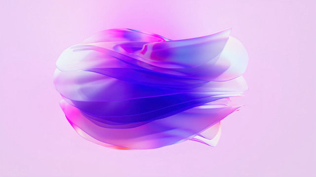 Pink blue abstract white circle free wallpaper - medium preview image