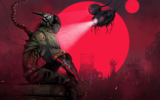 Man ledge light spider redsun free wallpaper - medium preview image