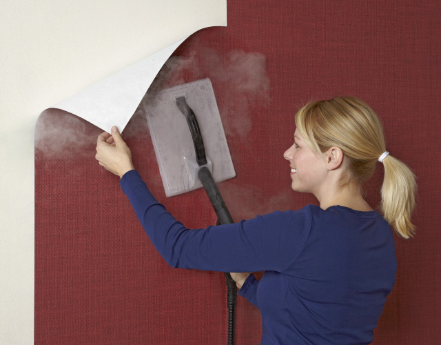 Woman blowing paper towel wall free wallpaper - medium preview image