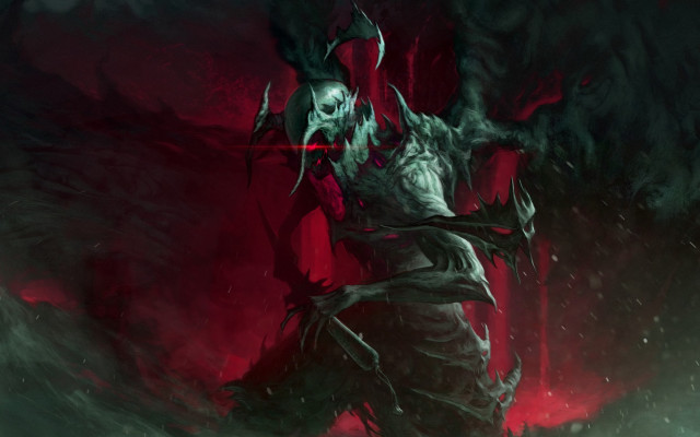 Demonic demon sword back dark free wallpaper - medium preview image