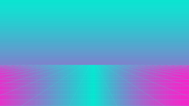 Blue pink grid sky retrofuturism free wallpaper - medium preview image