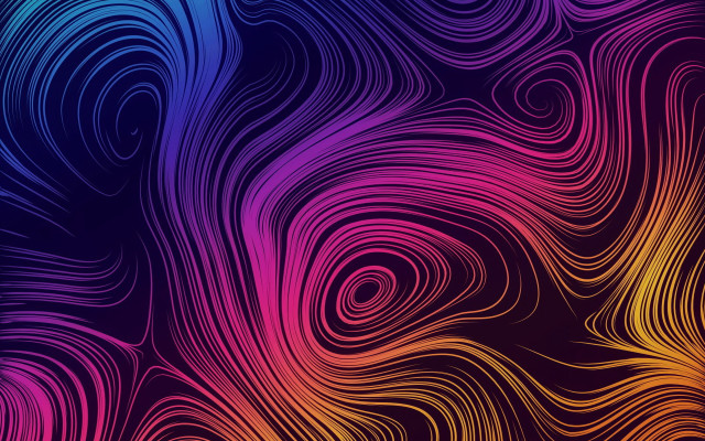 Colorful wavy lines android jones free wallpaper - medium preview image