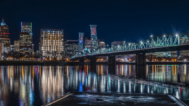 Everett warner tokyo cityscape night free wallpaper - medium preview image