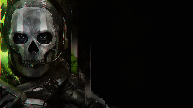 Skeleton helmet gun dark room free wallpaper - medium preview image