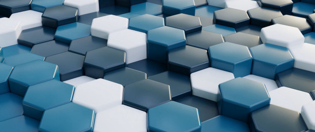 Blue white cubes geometric argyle free wallpaper - medium preview image