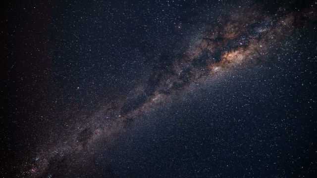 Starry sky constellation moonlight fireworks free wallpaper - medium preview image