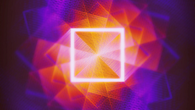 Bright purple orange abstract squares free wallpaper - medium preview image